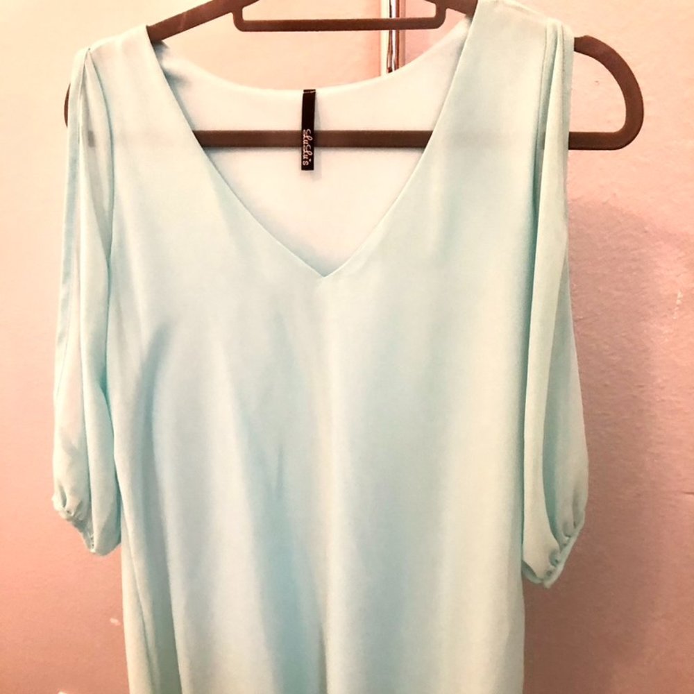 LULUS Light Blue Dress